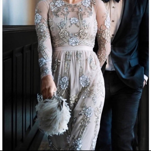 Needle & Thread Dresses & Skirts - BHLDN Needle and Thread Sequin Wedding Dress